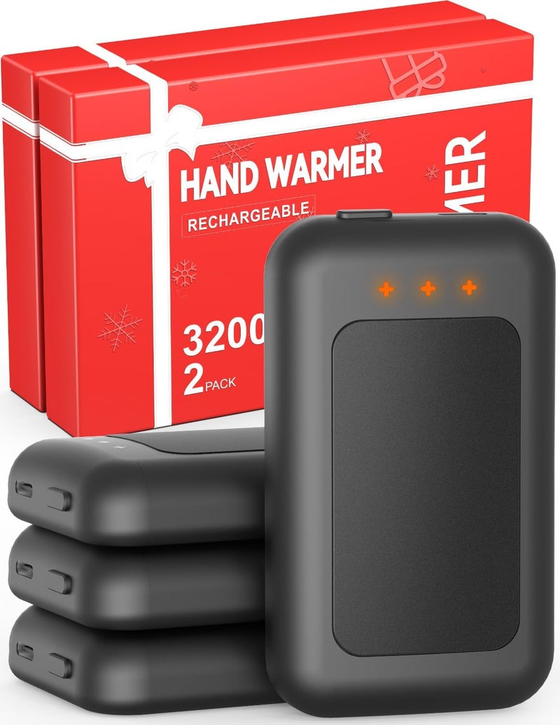 Jerritte Electric Hand Warmers Rechargeable, Rechargeable Hand Warmer, Portable Hand Warmer for Outdoor Camping Hunting Golf Accessories, Gifts for Women Men - Image 1